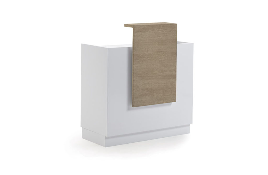 LIGHT DESK/LIGHT reception desk + display case - immagine 2